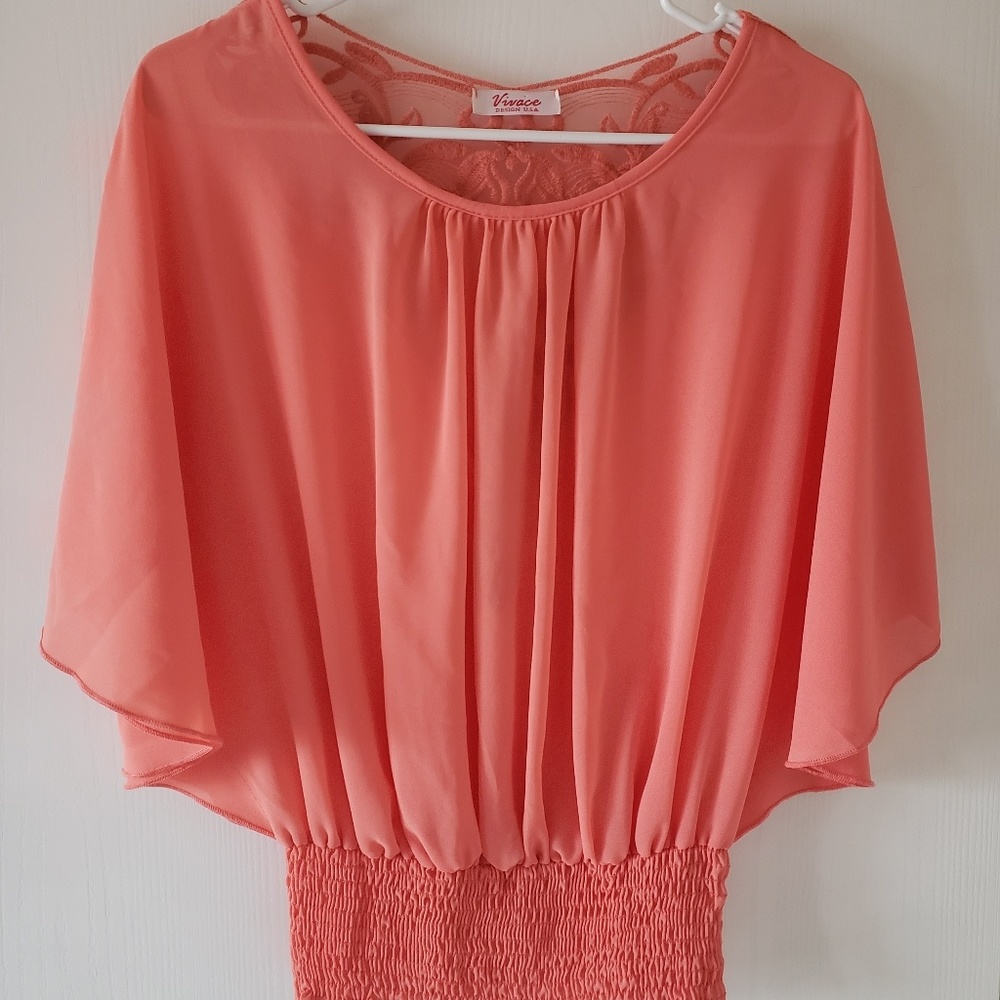 Coral shirt